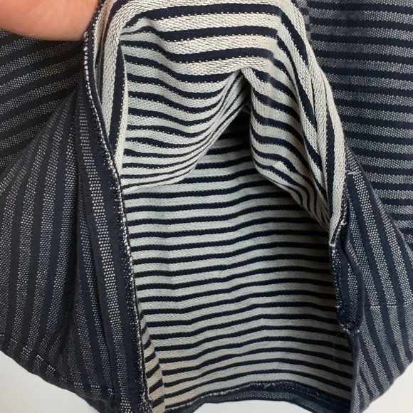 OUTERKNOWN Striped Textured Pocket T-Shirt Short Sleeve Organic Cotton Large - Picture 8 of 11